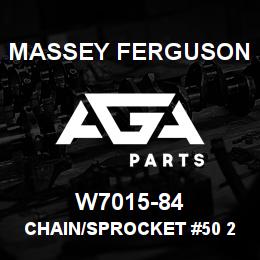 W7015-84 Massey Ferguson CHAIN/SPROCKET #50 29T 5 | AGA Parts