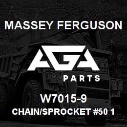 W7015-9 Massey Ferguson CHAIN/SPROCKET #50 19T 5 | AGA Parts