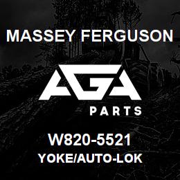 W820-5521 Massey Ferguson YOKE/AUTO-LOK | AGA Parts