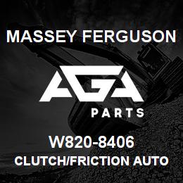 W820-8406 Massey Ferguson CLUTCH/FRICTION AUTO LOK | AGA Parts