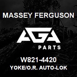 W821-4420 Massey Ferguson YOKE/O.R. AUTO-LOK | AGA Parts