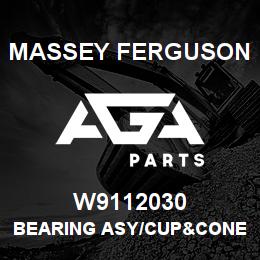 W9112030 Massey Ferguson BEARING ASY/CUP&CONE | AGA Parts
