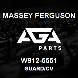 W912-5551 Massey Ferguson GUARD/CV | AGA Parts