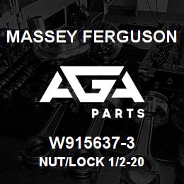 W915637-3 Massey Ferguson NUT/LOCK 1/2-20 | AGA Parts