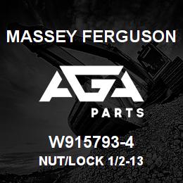 W915793-4 Massey Ferguson NUT/LOCK 1/2-13 | AGA Parts