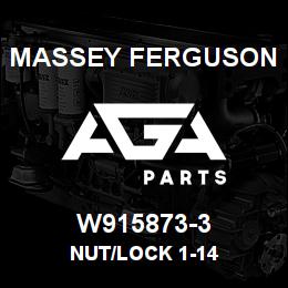 W915873-3 Massey Ferguson NUT/LOCK 1-14 | AGA Parts
