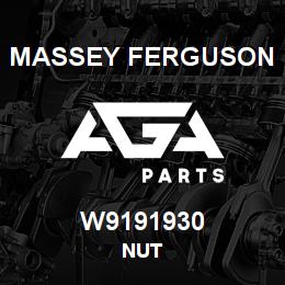 W9191930 Massey Ferguson NUT | AGA Parts