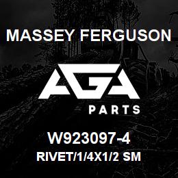 W923097-4 Massey Ferguson RIVET/1/4X1/2 SM | AGA Parts