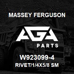 W923099-4 Massey Ferguson RIVET/1/4X5/8 SM | AGA Parts