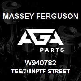 W940782 Massey Ferguson TEE/3/8NPTF STREET | AGA Parts