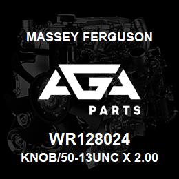 WR128024 Massey Ferguson KNOB/50-13UNC X 2.00 | AGA Parts