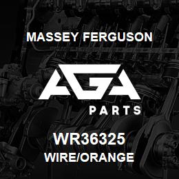WR36325 Massey Ferguson WIRE/ORANGE | AGA Parts