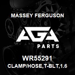 WR55291 Massey Ferguson CLAMP/HOSE,T-BLT,1.688 | AGA Parts