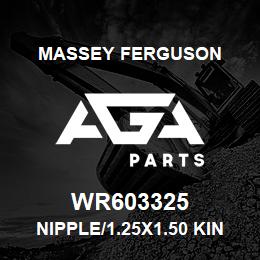 WR603325 Massey Ferguson NIPPLE/1.25X1.50 KING ST | AGA Parts