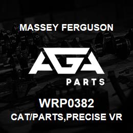 WRP0382 Massey Ferguson CAT/PARTS,PRECISE VRS TR | AGA Parts