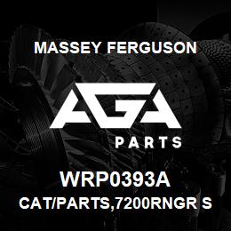 WRP0393A Massey Ferguson CAT/PARTS,7200RNGR SP | AGA Parts