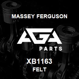 XB1163 Massey Ferguson FELT | AGA Parts