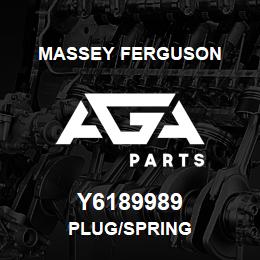 Y6189989 Massey Ferguson PLUG/SPRING | AGA Parts