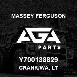 Y700138829 Massey Ferguson CRANK/WA, LT | AGA Parts