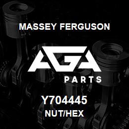 Y704445 Massey Ferguson NUT/HEX | AGA Parts