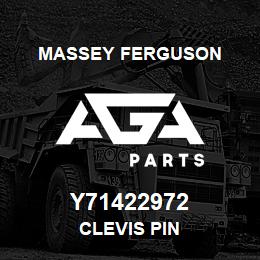 Y71422972 Massey Ferguson CLEVIS PIN | AGA Parts