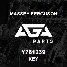 Y761239 Massey Ferguson KEY | AGA Parts