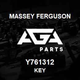 Y761312 Massey Ferguson KEY | AGA Parts