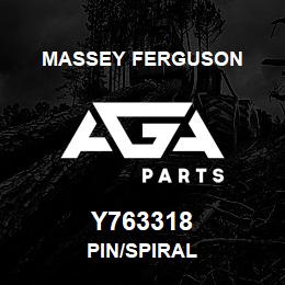 Y763318 Massey Ferguson PIN/SPIRAL | AGA Parts
