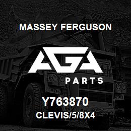 Y763870 Massey Ferguson CLEVIS/5/8X4 | AGA Parts