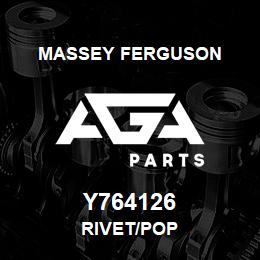 Y764126 Massey Ferguson RIVET/POP | AGA Parts
