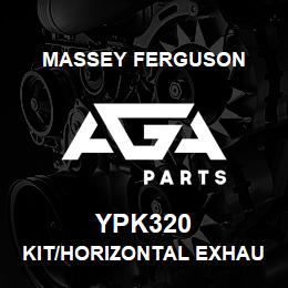 YPK320 Massey Ferguson KIT/HORIZONTAL EXHAUST | AGA Parts