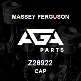 Z26922 Massey Ferguson CAP | AGA Parts