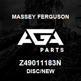 Z49011183N Massey Ferguson DISC/NEW | AGA Parts