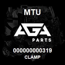 000000000319 MTU CLAMP | AGA Parts