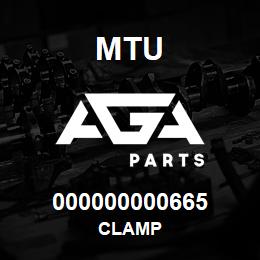 000000000665 MTU CLAMP | AGA Parts