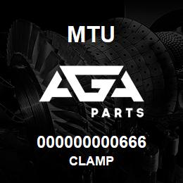 000000000666 MTU CLAMP | AGA Parts