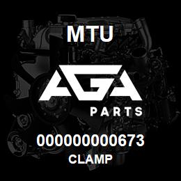 000000000673 MTU CLAMP | AGA Parts