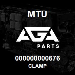 000000000676 MTU CLAMP | AGA Parts