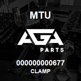 000000000677 MTU CLAMP | AGA Parts