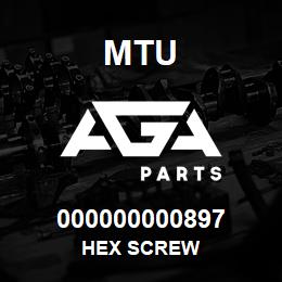 000000000897 MTU HEX SCREW | AGA Parts