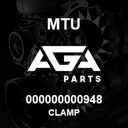 000000000948 MTU Clamp | AGA Parts