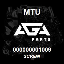 000000001009 MTU Screw | AGA Parts