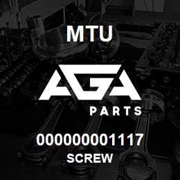 000000001117 MTU SCREW | AGA Parts
