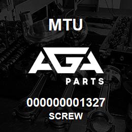 000000001327 MTU Screw | AGA Parts