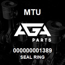 000000001389 MTU Seal Ring | AGA Parts