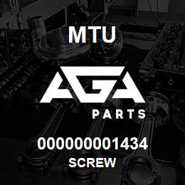 000000001434 MTU Screw | AGA Parts