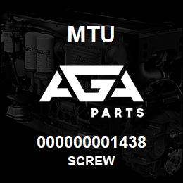 000000001438 MTU Screw | AGA Parts