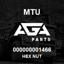000000001466 MTU HEX NUT | AGA Parts