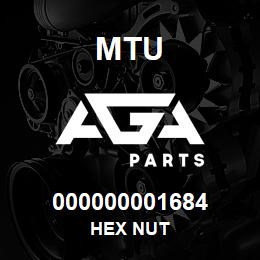000000001684 MTU HEX NUT | AGA Parts
