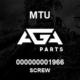 000000001966 MTU Screw | AGA Parts